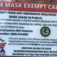 Imagen para el artículo titulado Esas tarjetas sanitarias que permiten a su portador no llevar mascarilla son completamente falsas